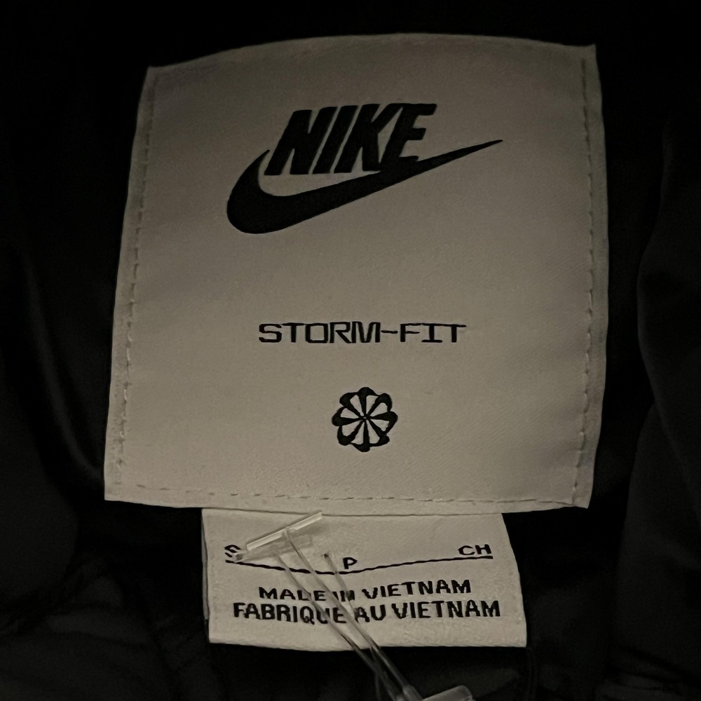 Nike Storm-FIT Parka Coat Mens Small Black Long Puffer Hooded FB8189-010 - Picture 11 of 13